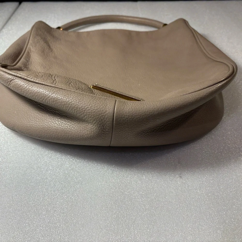Marc Jacobs Taupe Cow Leather Hobo Bag. Used but in Good Condition.